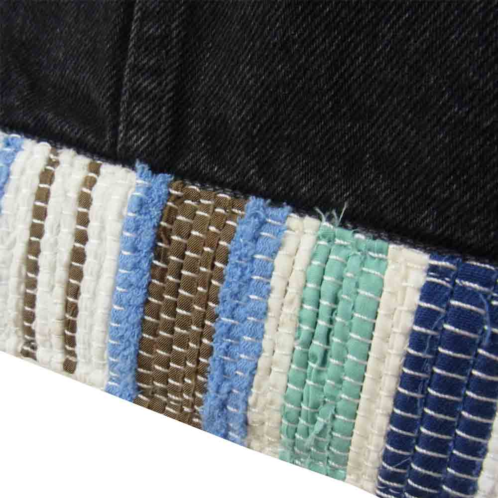 クオン 20SS 2001-JK06 CHORE COAT 裂き織り デニムジャケット ブラック系 M【新古品】【未使用】【中古】