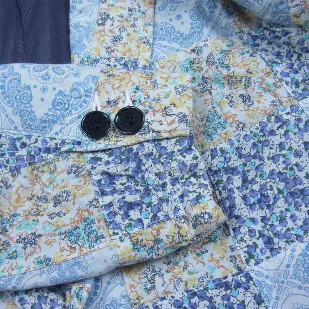 クオン 2101-JK0508 FLORAL PATCHWORK EASY BLAZER フローラル パッチワーク ブレザー マルチカラー系 M【新古品】【未使用】【中古】