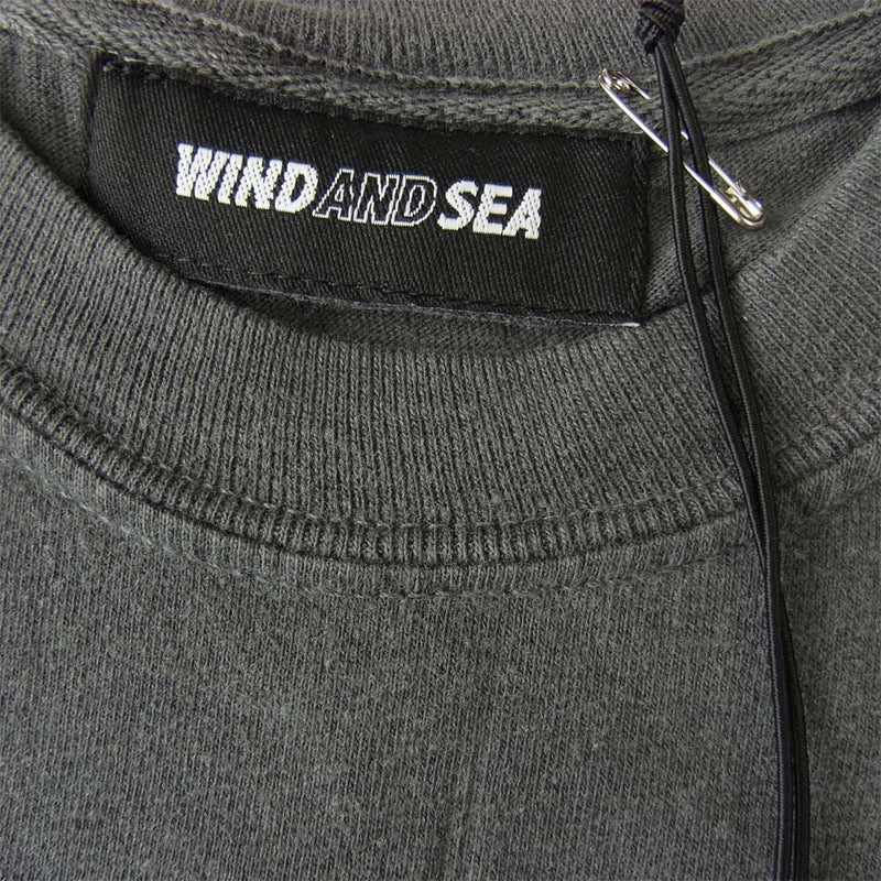 WIND AND SEA ウィンダンシー ロングスリーブTシャツ M チャコール