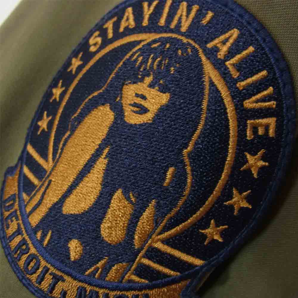HYSTERIC GLAMOUR ヒステリックグラマー 0153AB15 フード付き ミリタリー ジャケット カーキ系 M【中古】