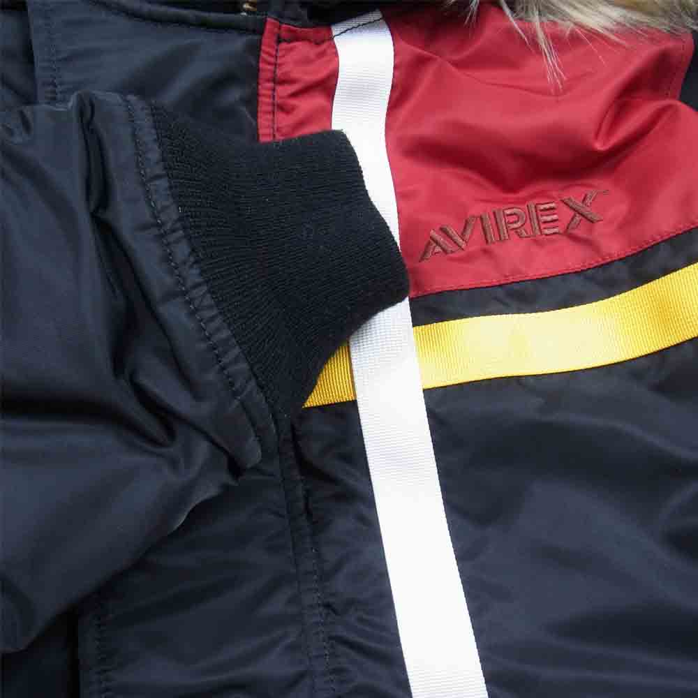 AVIREX アヴィレックス 6192210 DECK CREW N-2Bジャケット ブラック系 XL【中古】
