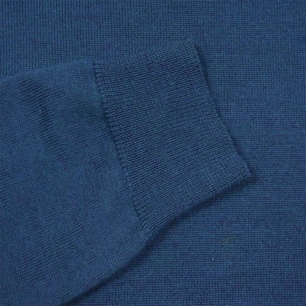 MAISON MARGIELA メゾンマルジェラ 4ライン スタッフタグ サテン エルボーパッチ クルーネック セーター M【中古】