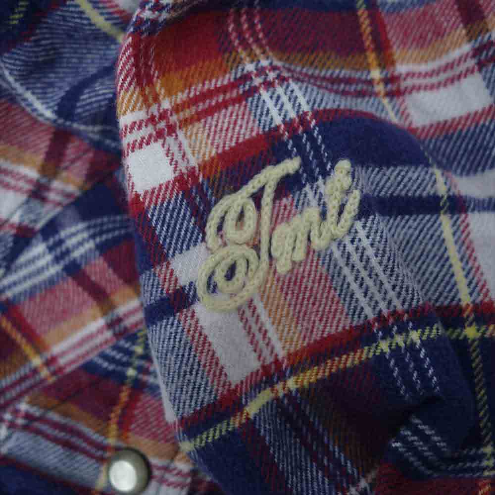 TMT ティーエムティー TSH-F1303 STANDARD CHECK SHIRT スタンダード チェックシャツ マルチカラー系【中古】