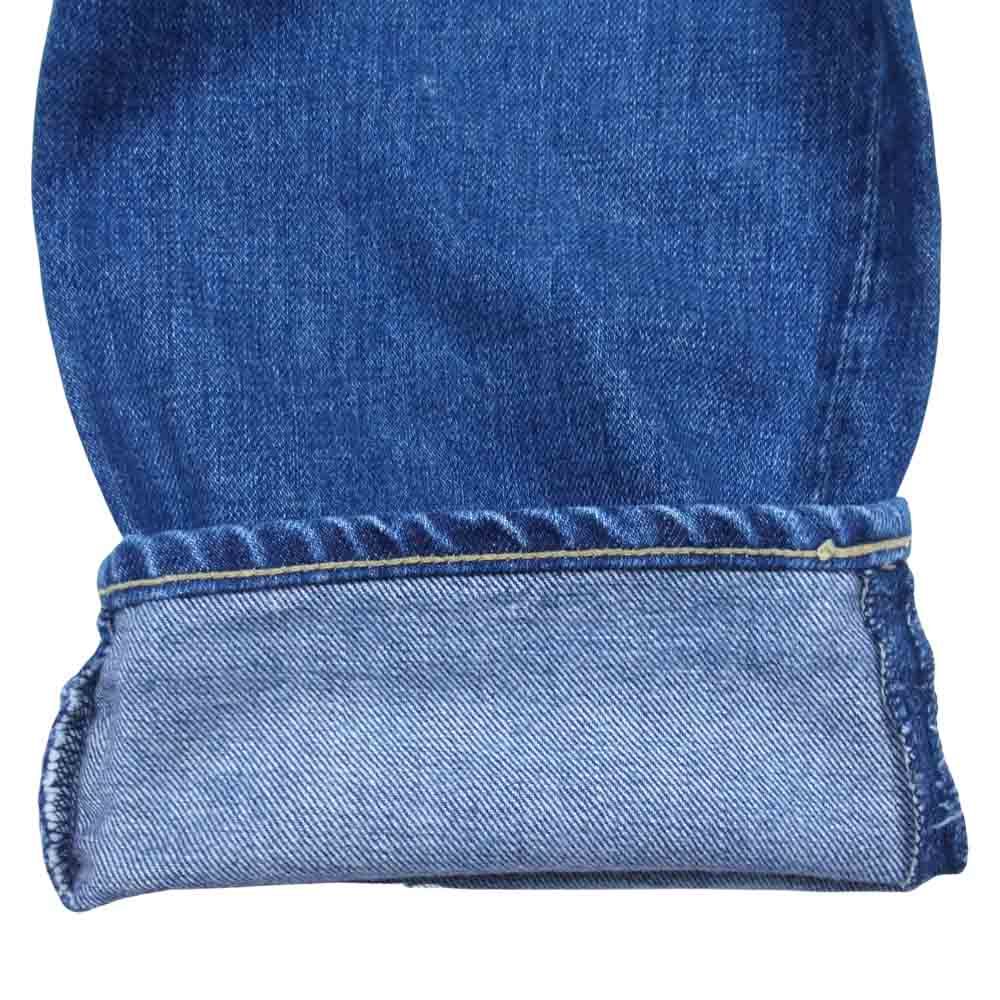 WTAPS ダブルタップス 181WVDT-PTM01 18SS BAGGIE WASHED TROUSERS COTTON DENIM INDIGO バギー デニム インディゴブルー系 L【中古】