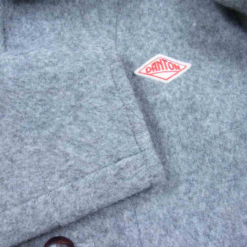 Danton ダントン JD-8237 丸襟 ウール モッサ ジャケット 日本製 グレー系 38【中古】