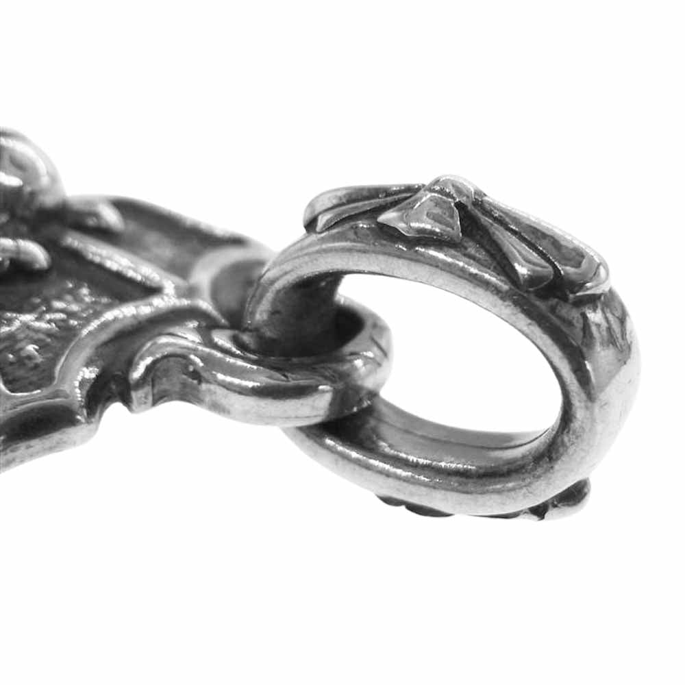 BILL WALL LEATHER ビルウォールレザー スカル プレート ペンダント トップ シルバー系【中古】