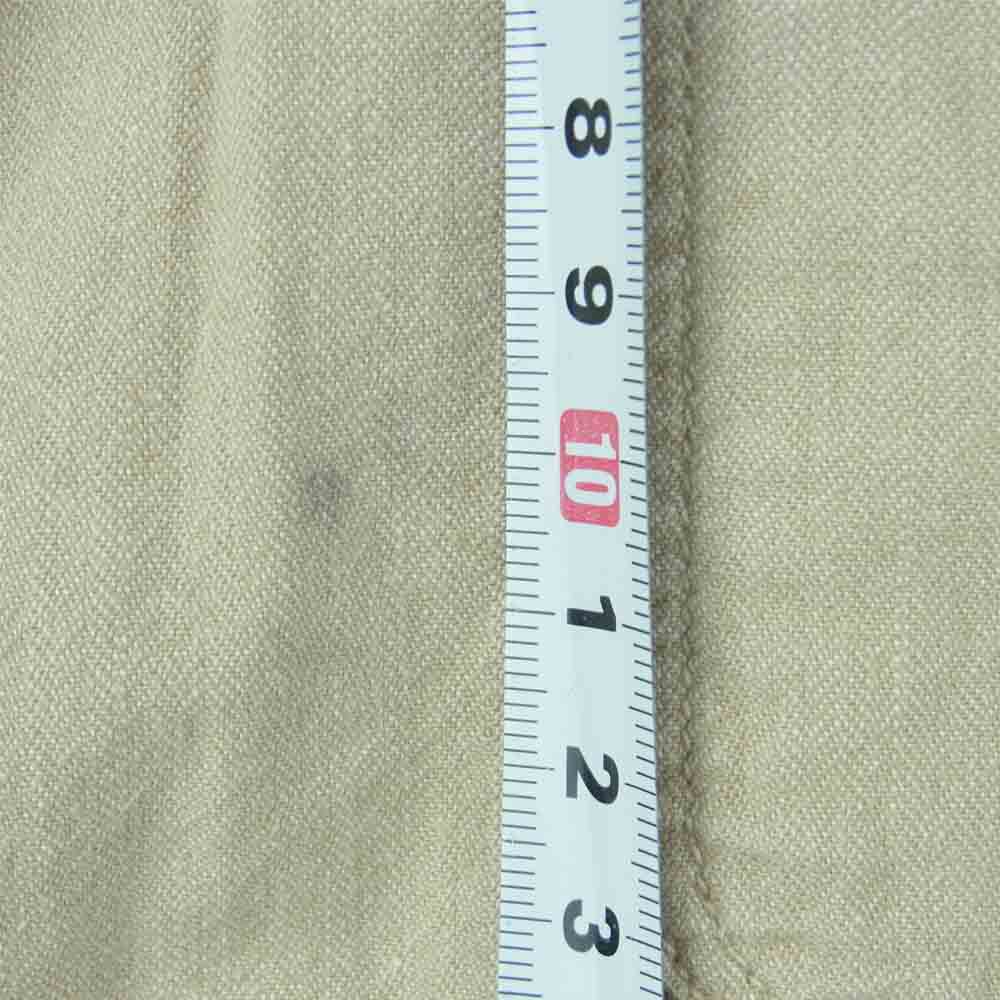 ORGUEIL オルゲイユ OR-004A REFINED WORK SHIRT リファインド 長袖 ワーク シャツ コットン ヘリボーン ベージュ系 40【中古】