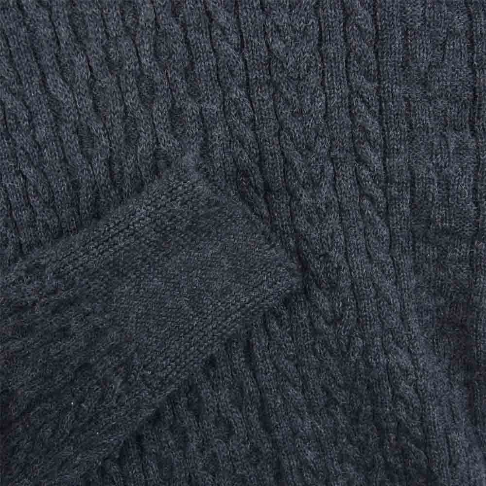 ORGUEIL オルゲイユ OR-4026 CABLE KNIT SWEATER ケーブル ニット セーター グレー系 40【中古】