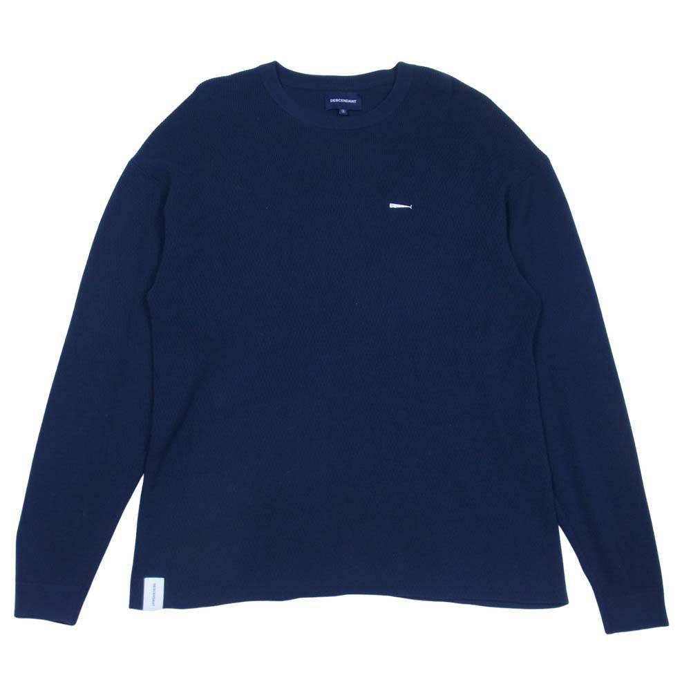 ディセンダント DESCENDANT 20SS セーター ワッフルニット GAU DESCENDANT ディセンダント 20SS GAUFRE WAFFLE KNIT ワッフル ニット