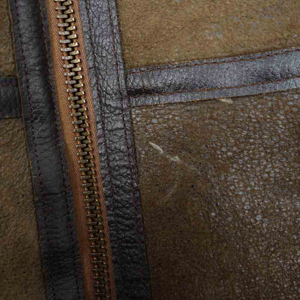 AVIREX アヴィレックス B-3 ムートン レザー ジャケット S【中古】