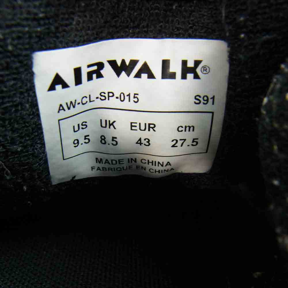 AIRWALK エアウォーク AW-CL-SP-015 CLUCT mita sneakers SCOACH SP クラクト ミタスニーカーズ スコーチスペシャル ブラック系 27.5cm【中古】