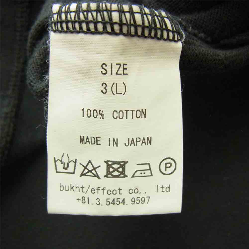 bukht ブフト BC-92109 CORE COMPACT YARN S/S SHIRTS 半袖 ポロ シャツ ブラック系 L【中古】