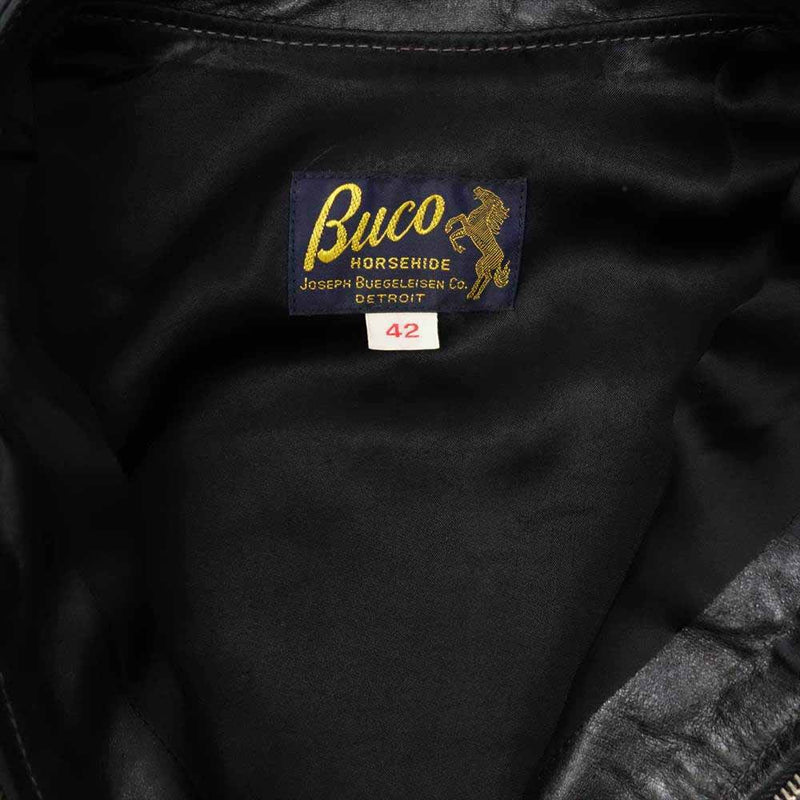 ザ・リアルマッコイズ  BUCO J-100 レザー　ライダースジャケット