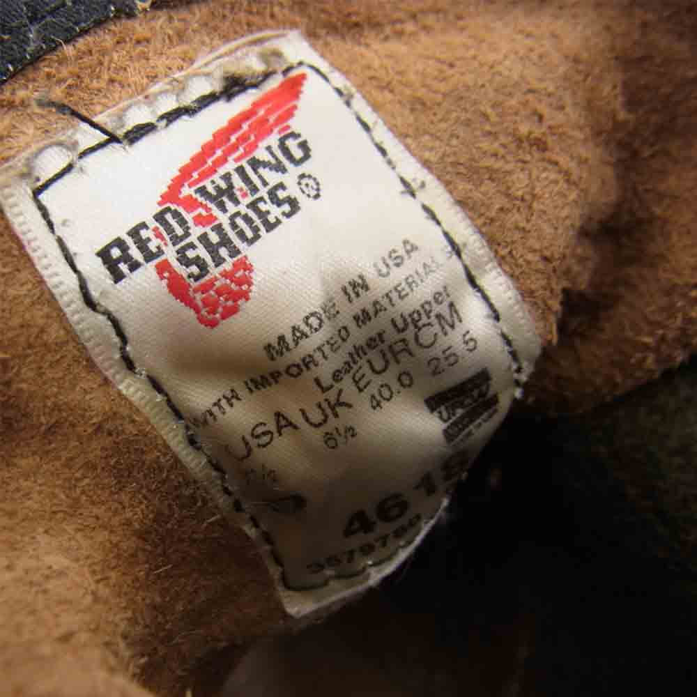 RED WING レッドウィング 4618 × NIGEL CABOURN ナイジェルケーボン MUNSOH BOOT HARRIS TWEED ハリスツイード マンソン ブーツ ブラウン系 7 1/2【中古】