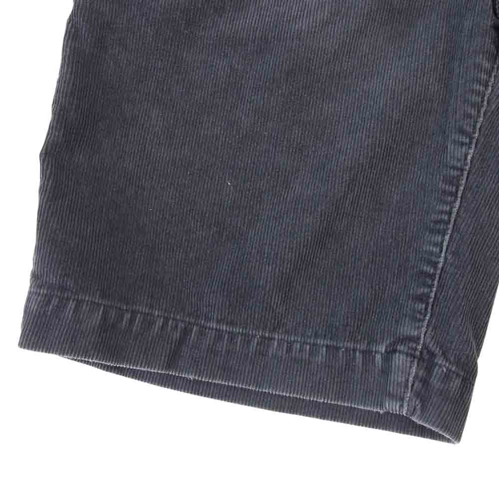 REMI RELIEF レミレリーフ RN3009SDE 硫化染め コーデュロイ ショーツ ハーフ パンツ ネイビー系 L【極上美品】【中古】
