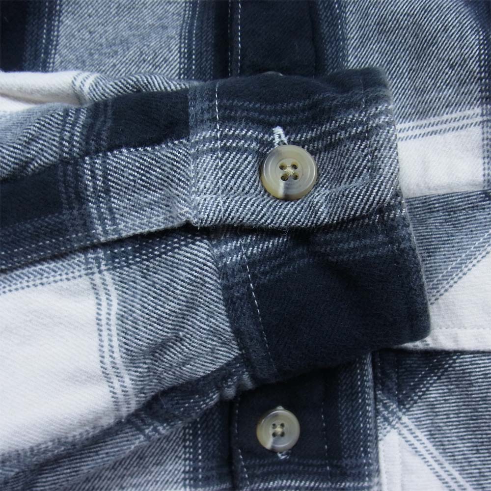 Supreme シュプリーム 17AW Buffalo Plaid Sherpa Chore Shirt バッファロー チェック ジャケット ブラック系 M【中古】