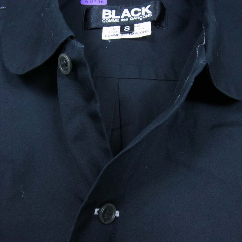 COMME des GARCONS コムデギャルソン BLACK AD2008 1C-B004 丸襟 半袖 ...