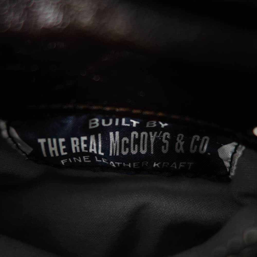 The REAL McCOY'S ザリアルマッコイズ BUCO J-100 ホースハイド レザー ライダース ジャケット ダークブラウン系 36【美品】【中古】