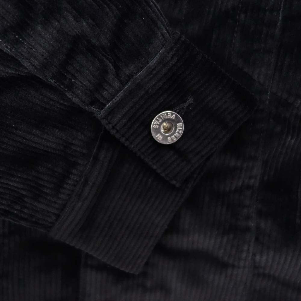 デウスエクスマキナ dmf206590 Mikey Oversized Trucke コーデュロイ ボア ジャケット トラッカージャケット ブラック系 XS【新古品】【未使用】【中古】