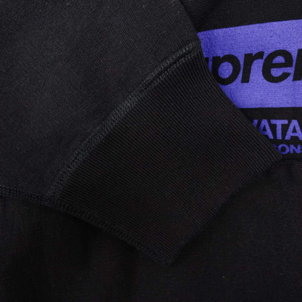 Supreme シュプリーム 21AW SW73 JUNYA WATANABE Hooded Sweatshirt フーデッド スウェット パーカー ブラック M ブラック系 M【極上美品】【中古】