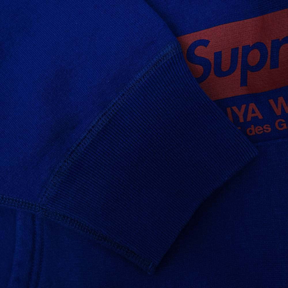 Supreme シュプリーム 21AW SW73 JUNYA WATANABE Hooded Sweatshirt フーデッド スウェット パーカー ブルー L パープル系 L【極上美品】【中古】