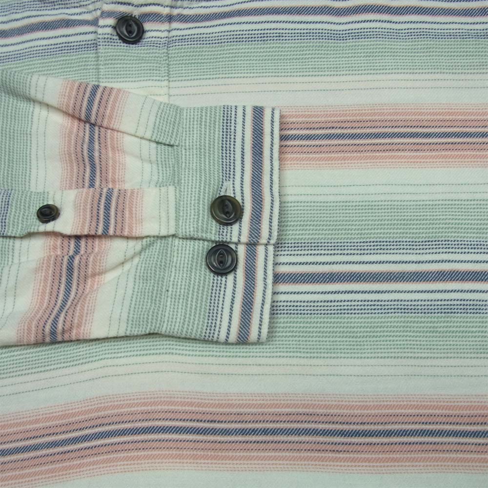 patagonia パタゴニア 20SS 53275 LW Fjord Flannel Hoody Big ライトウェイト フィヨルド フランネル フーディ プルオーバー パーカー Sky Blue S【中古】