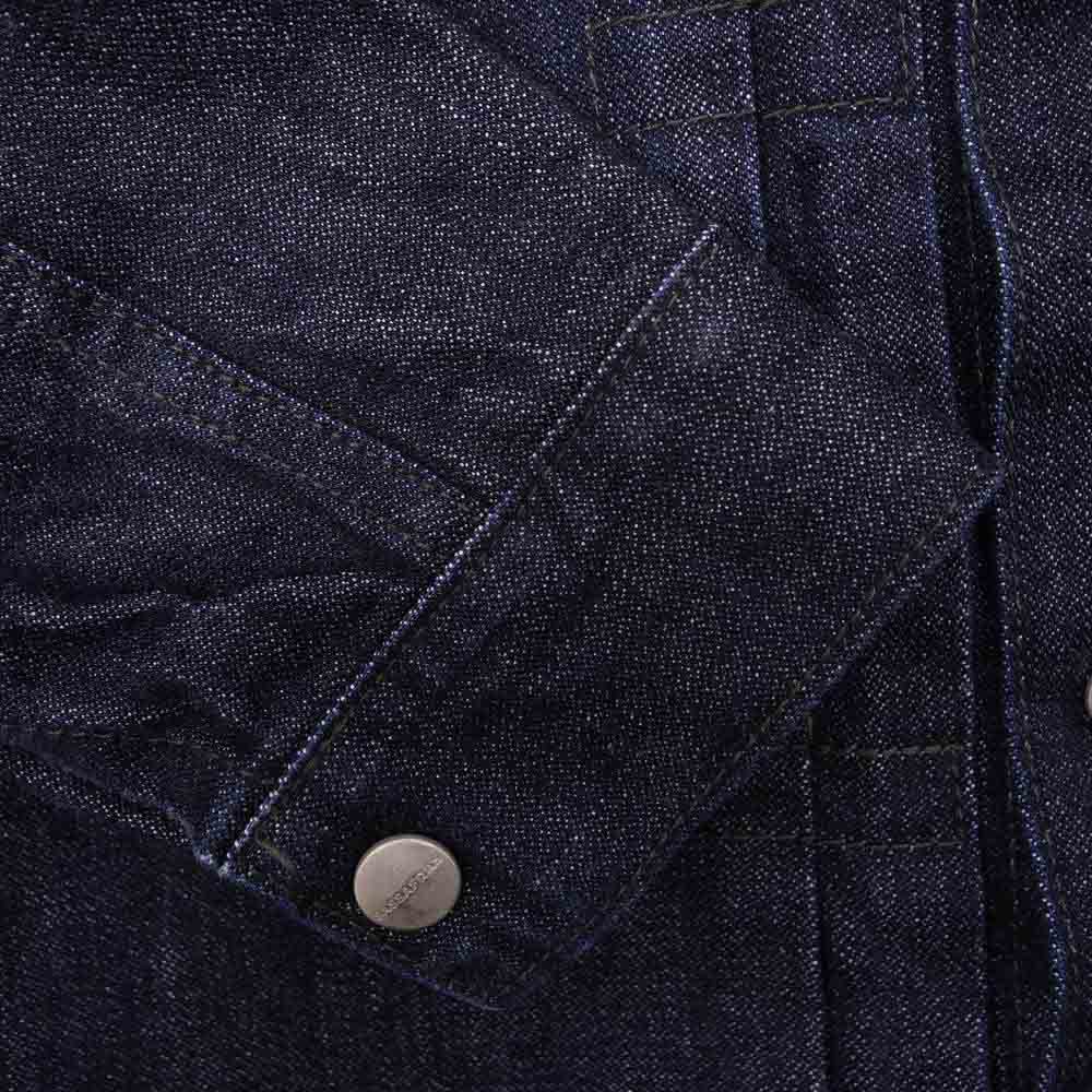 SASAFRAS ササフラス Gardener jacket denim ガーデナー デニム ジャケット インディゴブルー系 S【中古】