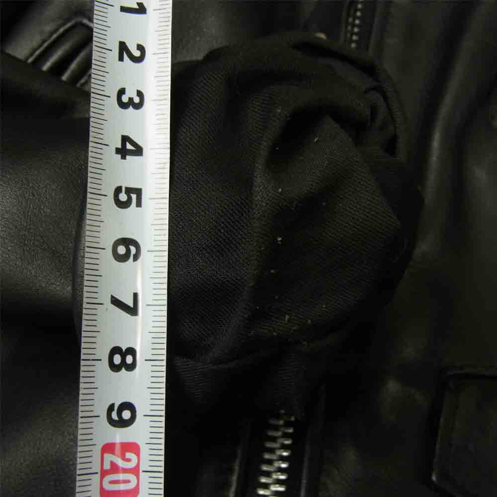 schott ショット 613UST ワンスター ダブル ライダース ジャケット ブラック系 36【中古】