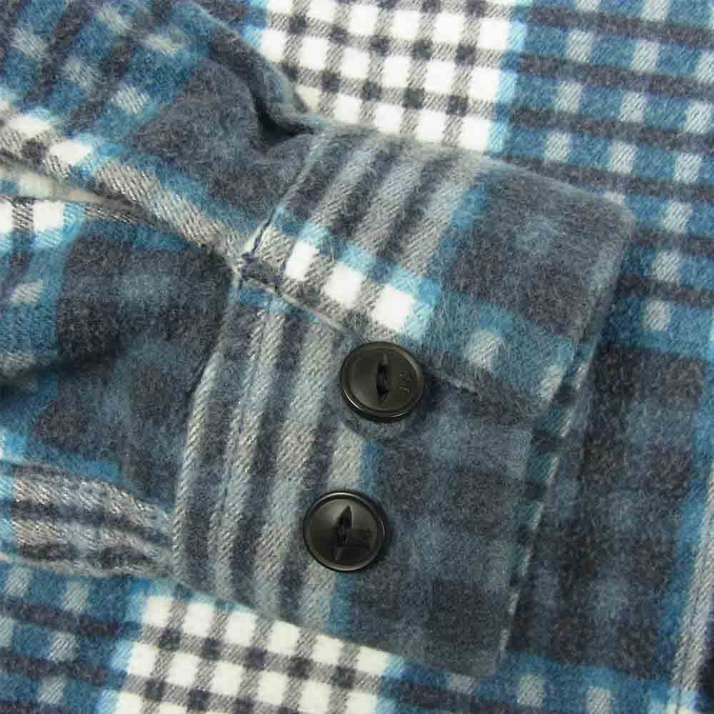 NEIGHBORHOOD ネイバーフッド AR.NH-SH-01 ネル チェック シャツ ネイビー系 M【中古】