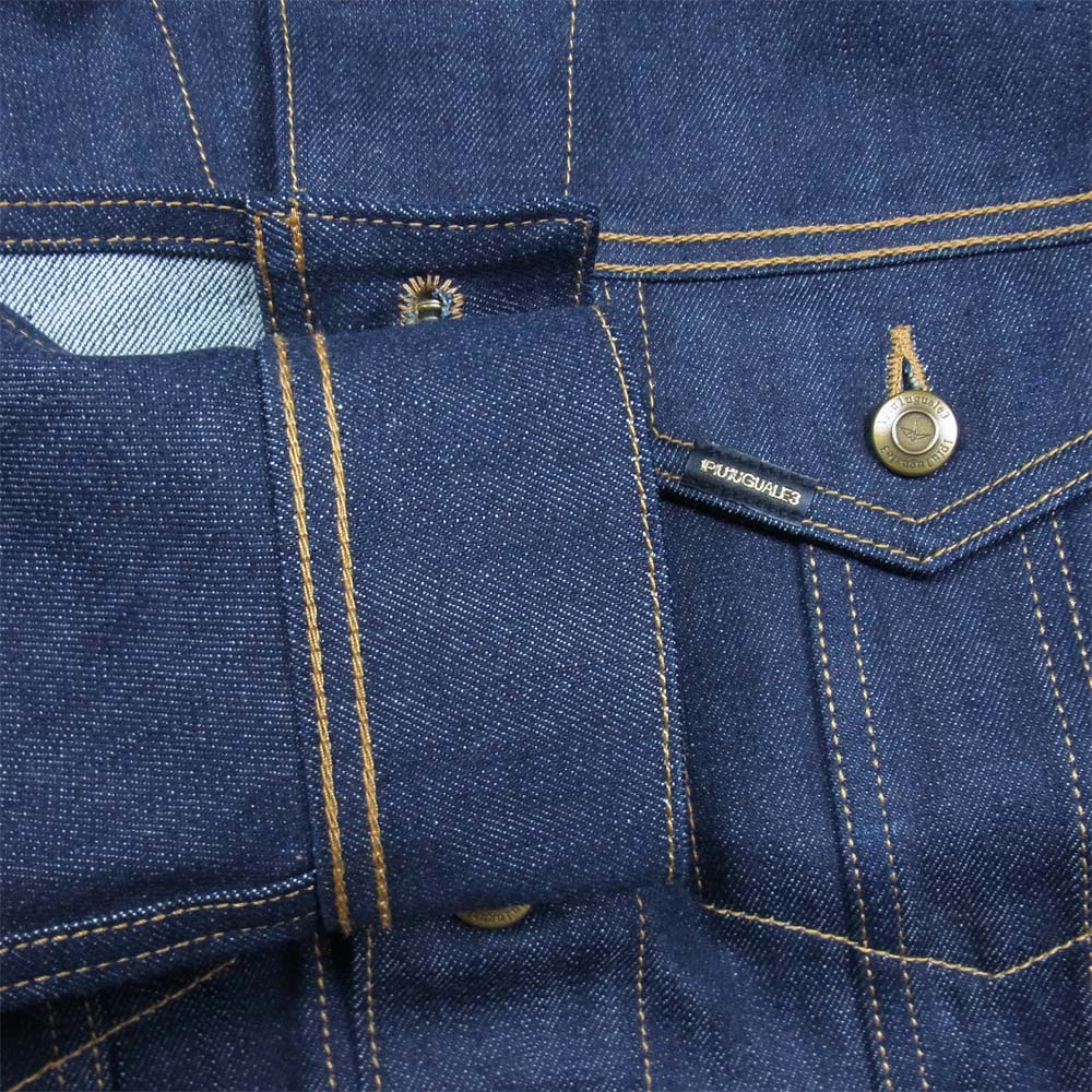 1piu1uguale3 ウノピュウノウグァーレトレ MRB185 CTU086 MANIPULATION 113 PROGRESSIVE DENIM デニム ジャケット インディゴブルー系 3【極上美品】【中古】