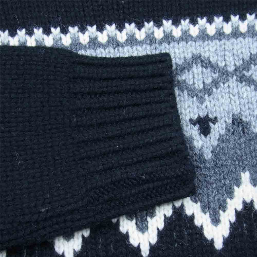 The REAL McCOY'S ザリアルマッコイズ JOE McCOY ジョーマッコイ NORDIC SWEATER ノルディック セーター ブラック系 M【中古】