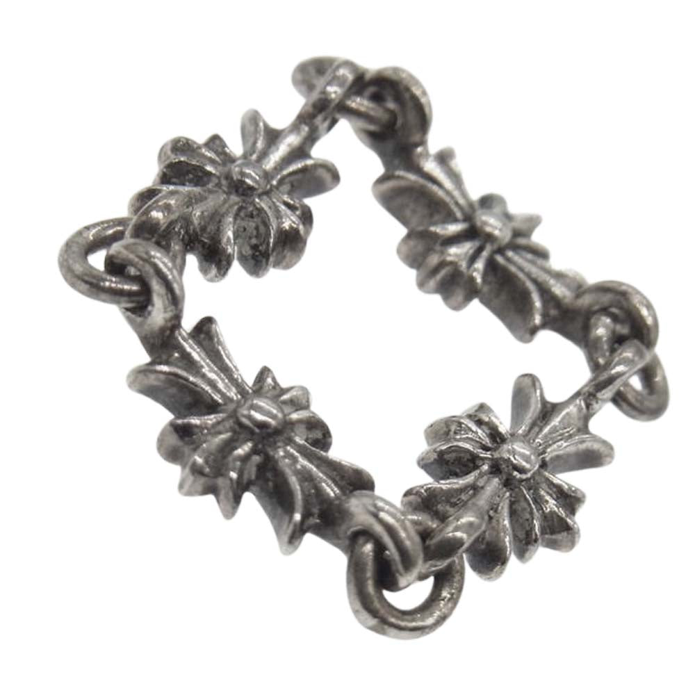 CHROME HEARTS クロムハーツ(原本無) RING TNY E CH PLS RUBY タイニーE CHプラス ルビー リング シルバー系【中古】