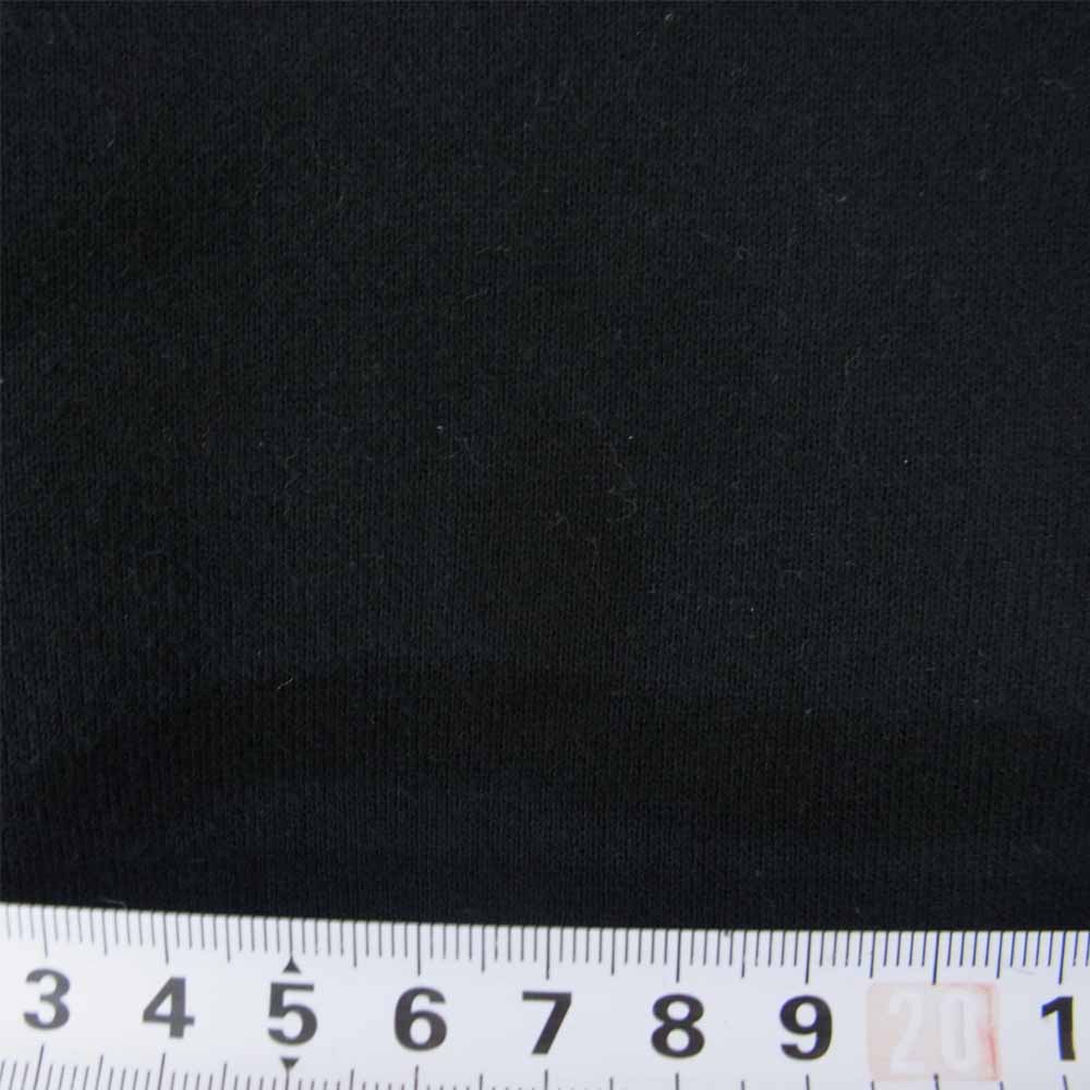 LANGLITZ LEATHERS ラングリッツレザーズ ロゴ プリント フルジップ スウェット ブラック系 L【中古】