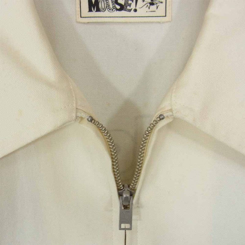 WEIRDO ウィアード WRD-17-MOUSE-06 × Stanley Mouse スタンレイマウス アートジャケット ホワイト系 L【中古】