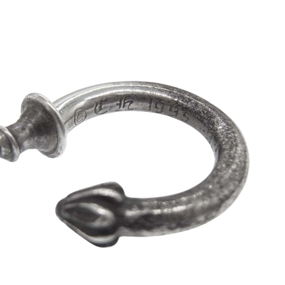CHROME HEARTS クロムハーツ(原本無) HOOP PLAIN プレーン フープ ピアス シルバー系【中古】