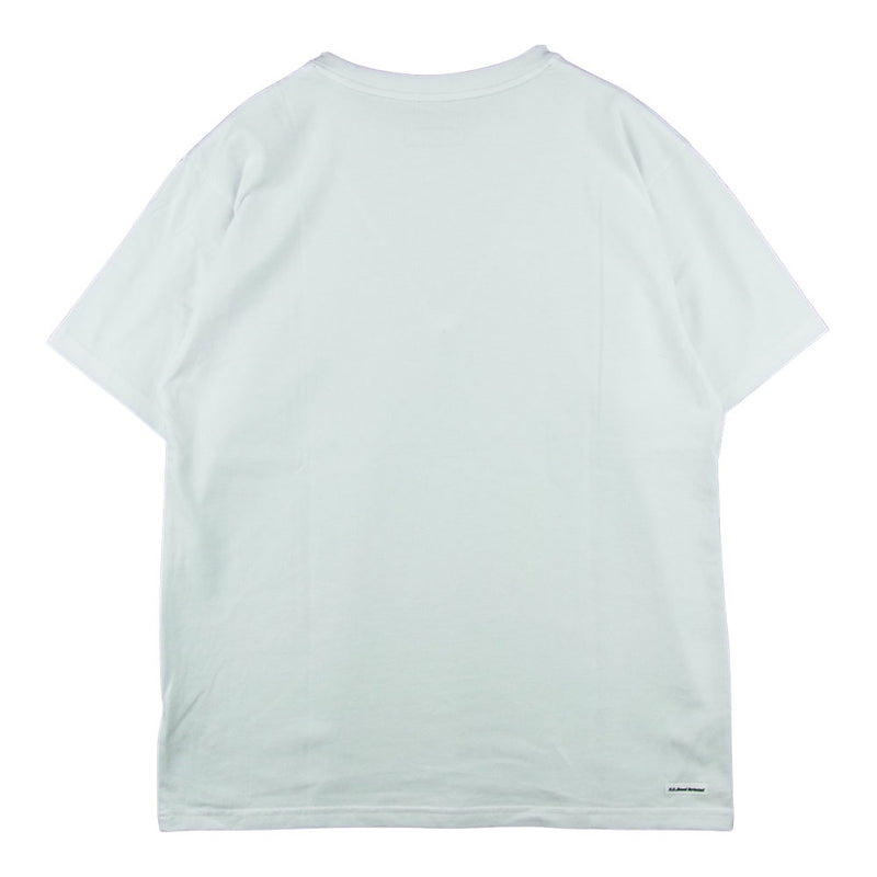 F.C.R.B. エフシーアールビー 20SS FCRB-200056 MINI EMBLEM TEE ミニ エンブレム 半袖 Tシャツ ホワイト系  L【美品】【中古】