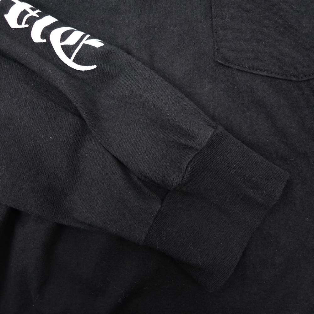 CHROME HEARTS クロムハーツ(原本無) CHプラス 胸ポケット 長袖Tシャツ ブラック系 L【中古】
