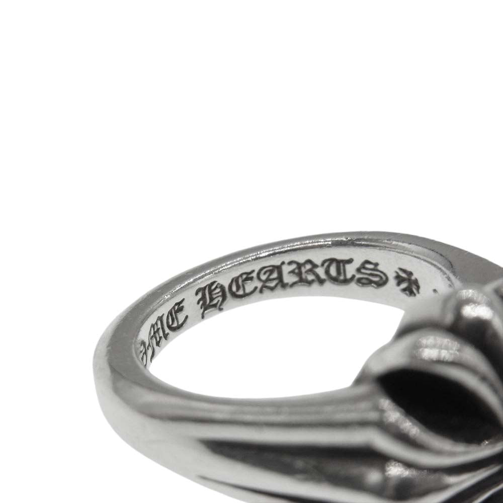 CHROME HEARTS クロムハーツ(原本無) カットアウト CHプラス スモール リング シルバー系 6.5号【中古】