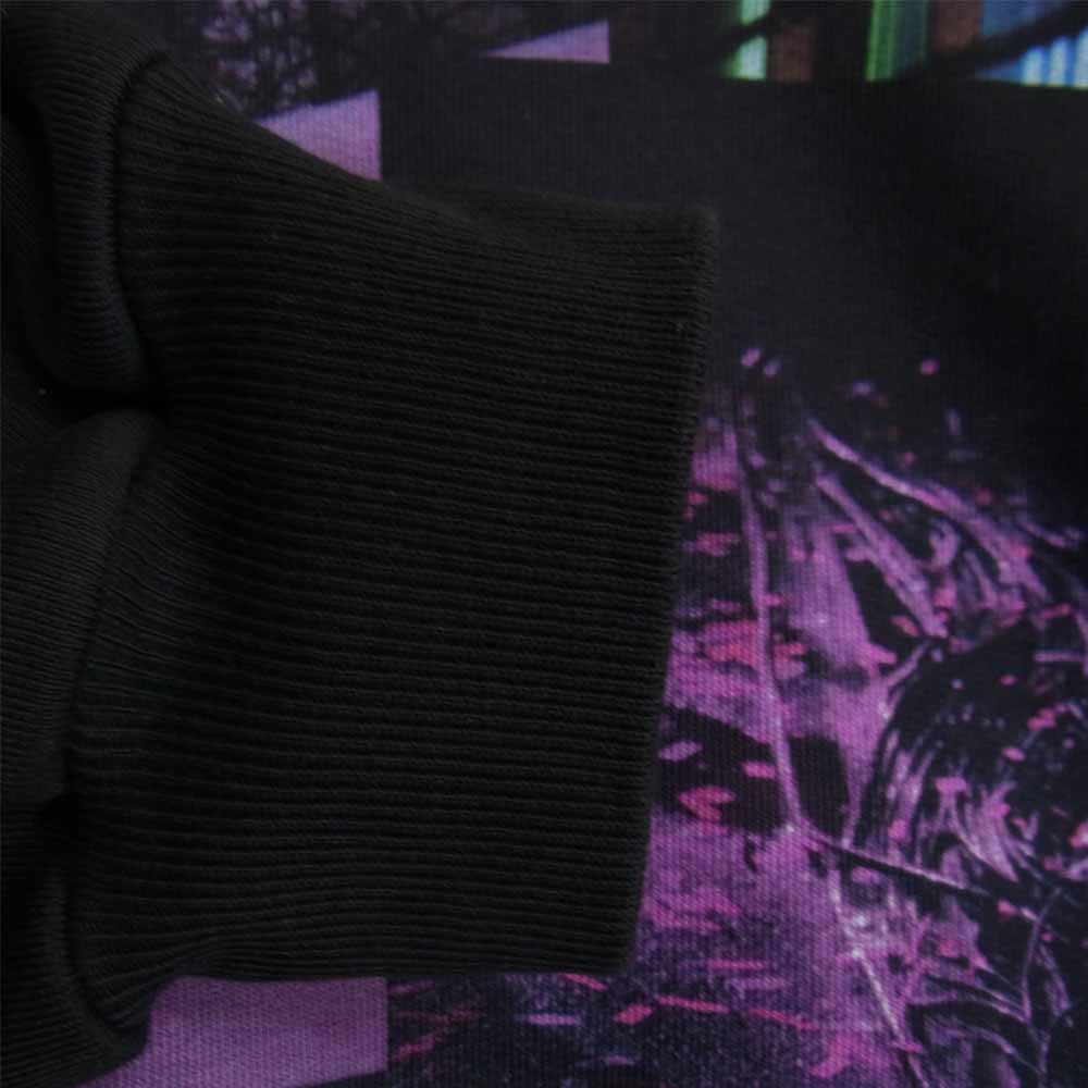 DRIES VAN NOTEN ドリスヴァンノッテン × 蜷川実花 グラフィック プリント スウェット ブラック系 S【中古】