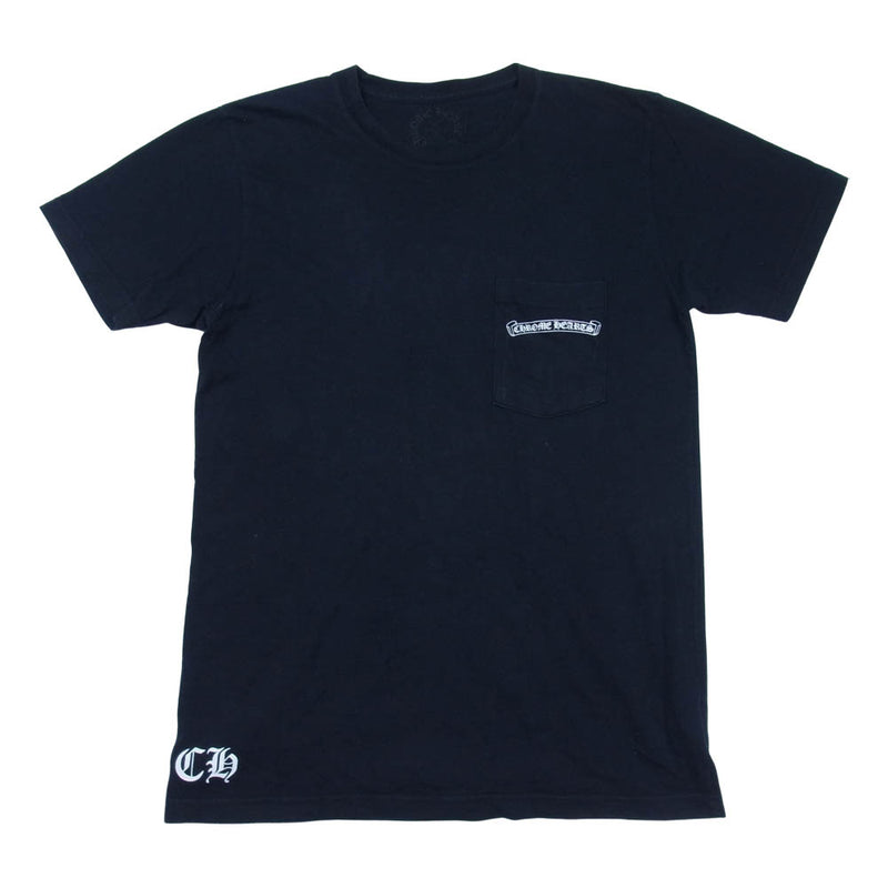 クロムハーツ スクロールラベル Tシャツ メンズ ブラック Mサイズ - T 
