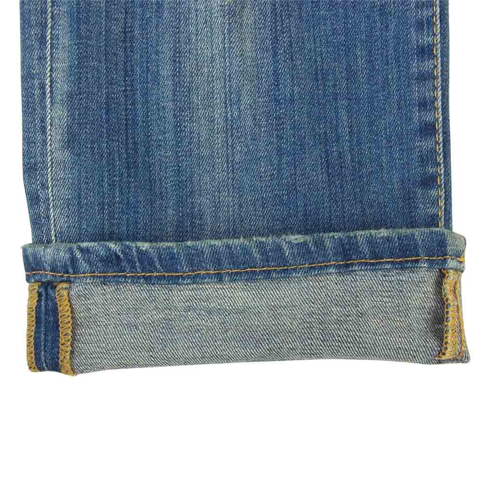 DSQUARED2 ディースクエアード S74LA0499 国内正規品 リペア エイジング ペイント加工 ストレッチ スリム デニム パンツ インディゴブルー系 46【中古】