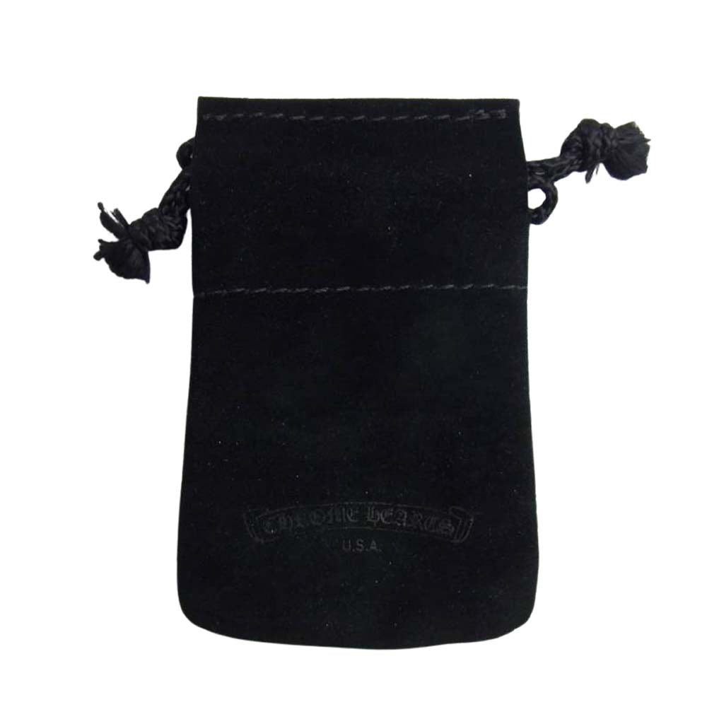 CHROME HEARTS クロムハーツ(原本有) TINY CH CROSS タイニー CHクロス フープ ピアス シルバー系【中古】