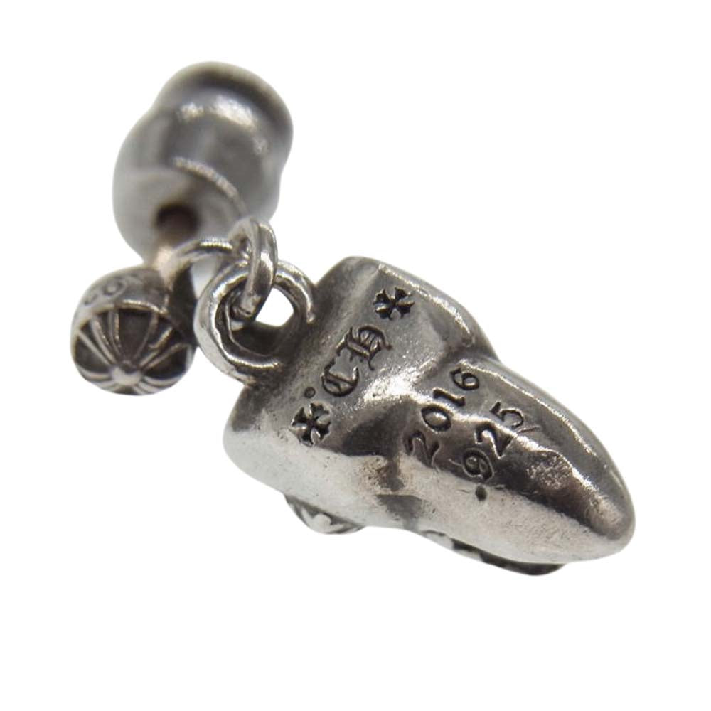 CHROME HEARTS クロムハーツ(原本無) DINO HEAD DROP ディノ ヘッド 1ドロップ ピアス【中古】