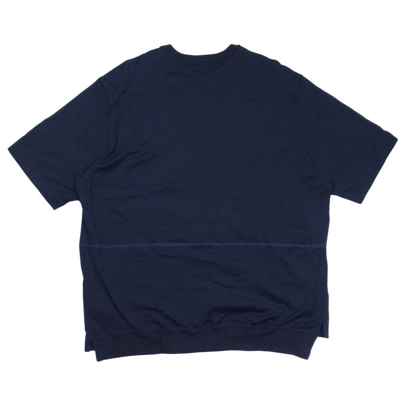 LOUIS VUITTON ロゴ Tシャツ Vネック ネイビーブルー メンズ S