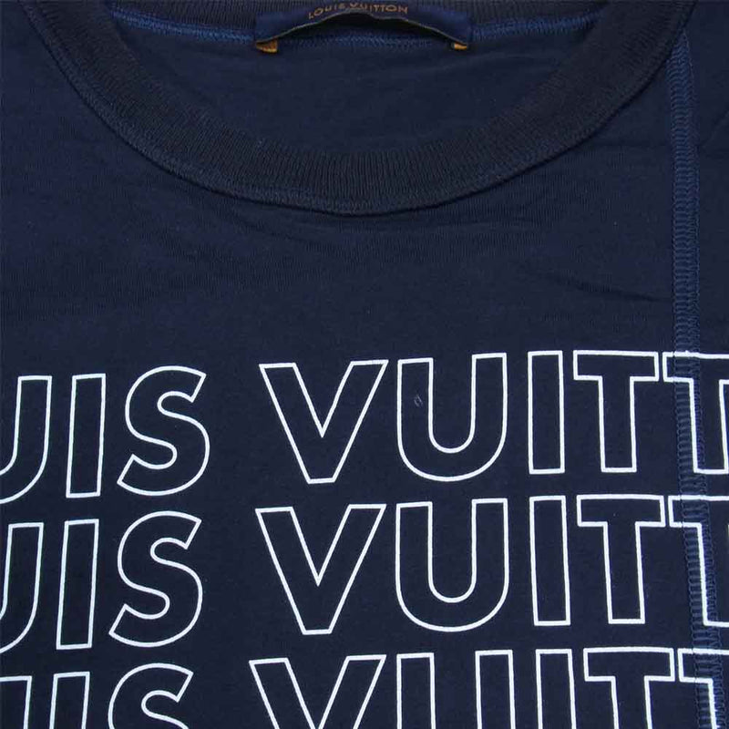 『LOUIS VUITTON』ルイヴィトン (M) 半袖Tシャツ / ネイビー