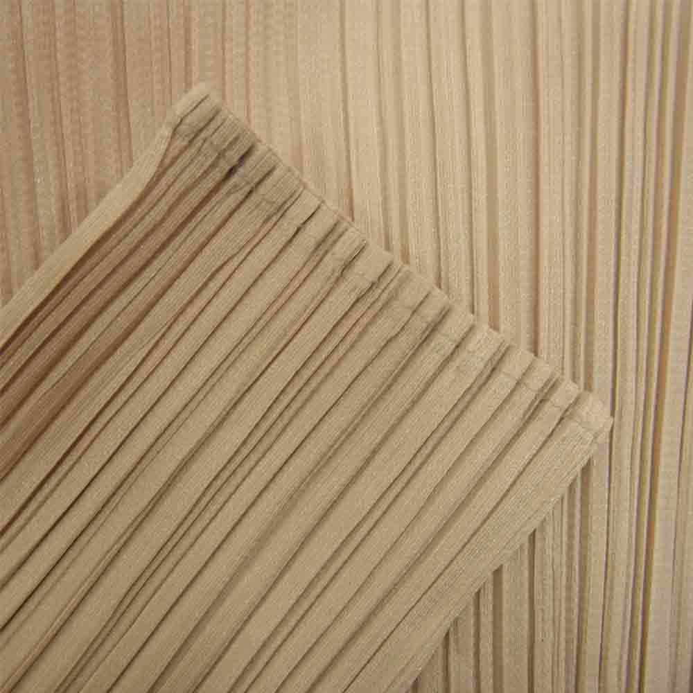 PLEATS PLEASE プリーツプリーズ イッセイミヤケ ISSEY MIYAKE イッセイミヤケ PP04-JK604 プリーツ加工 ハイネック カットソー ベージュ系 ベージュ系 3【美品】【中古】