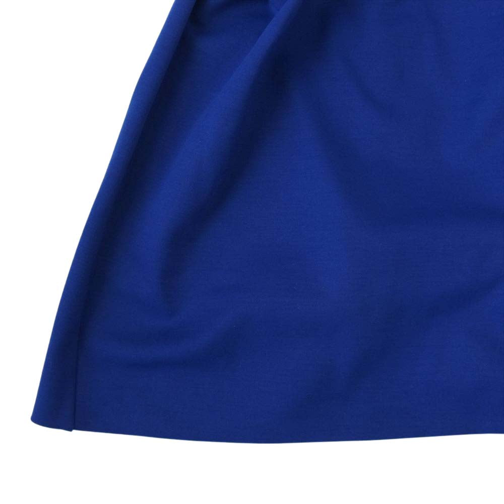 YVES SAINT LAURENT イヴサンローラン 254281 Y2HQJ ノースリーブ パネル ワンピース ドレス ブルー系 38【新古品】【未使用】【中古】