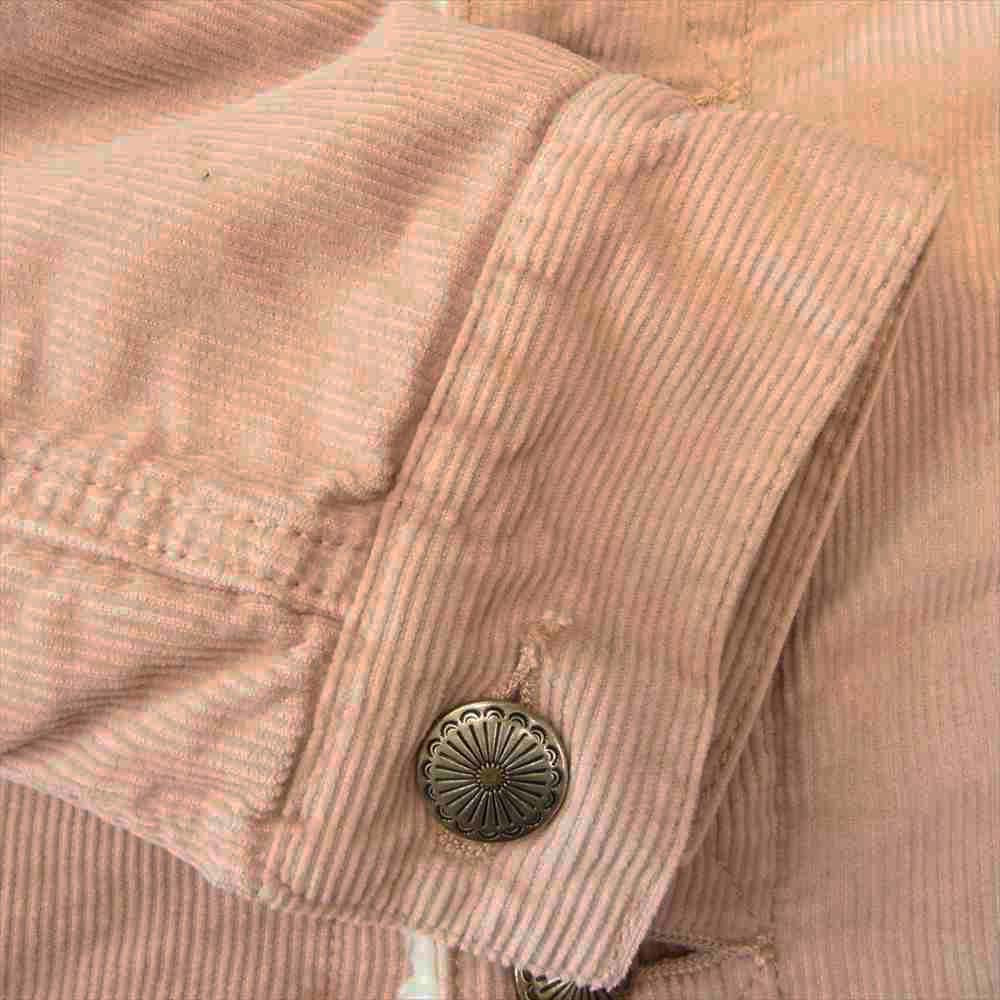 Wrangler ラングラー nano universe ナノユニバース 別注 Boa Ranch Jacket ボア コーデュロイ ランチ ジャケット ピンク系【中古】