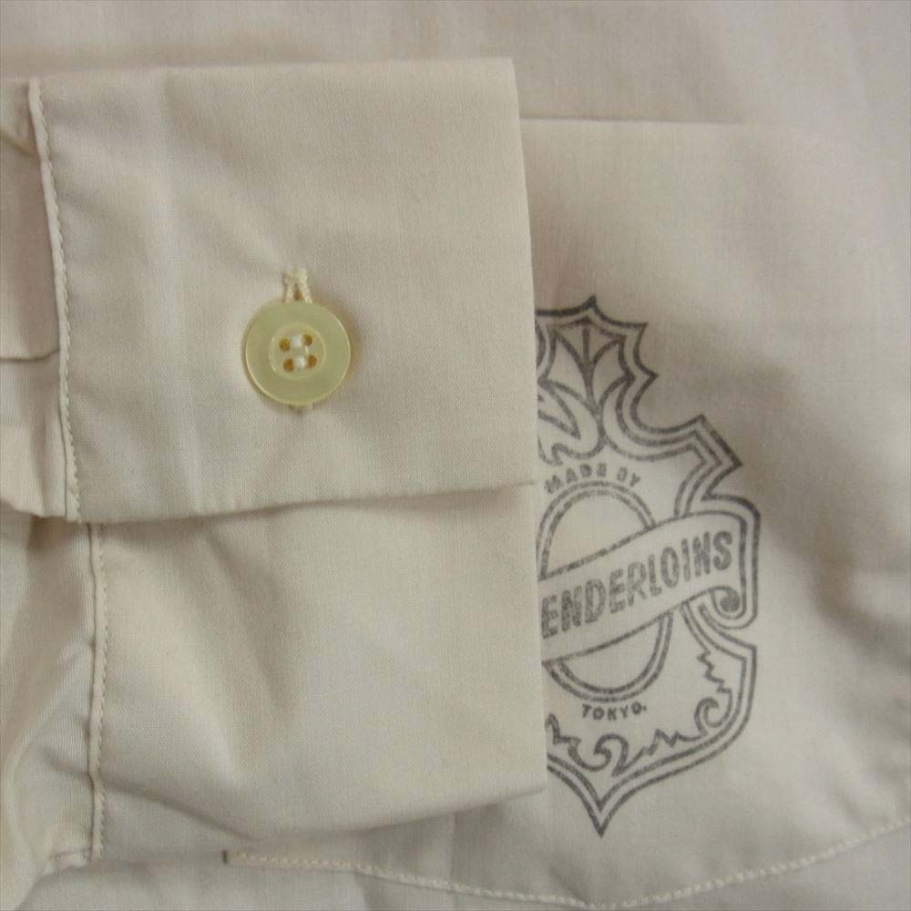 TENDERLOIN テンダーロイン T-P.P SHT LONG オープンカラー 開襟 長袖 シャツ ベージュ系 S【中古】