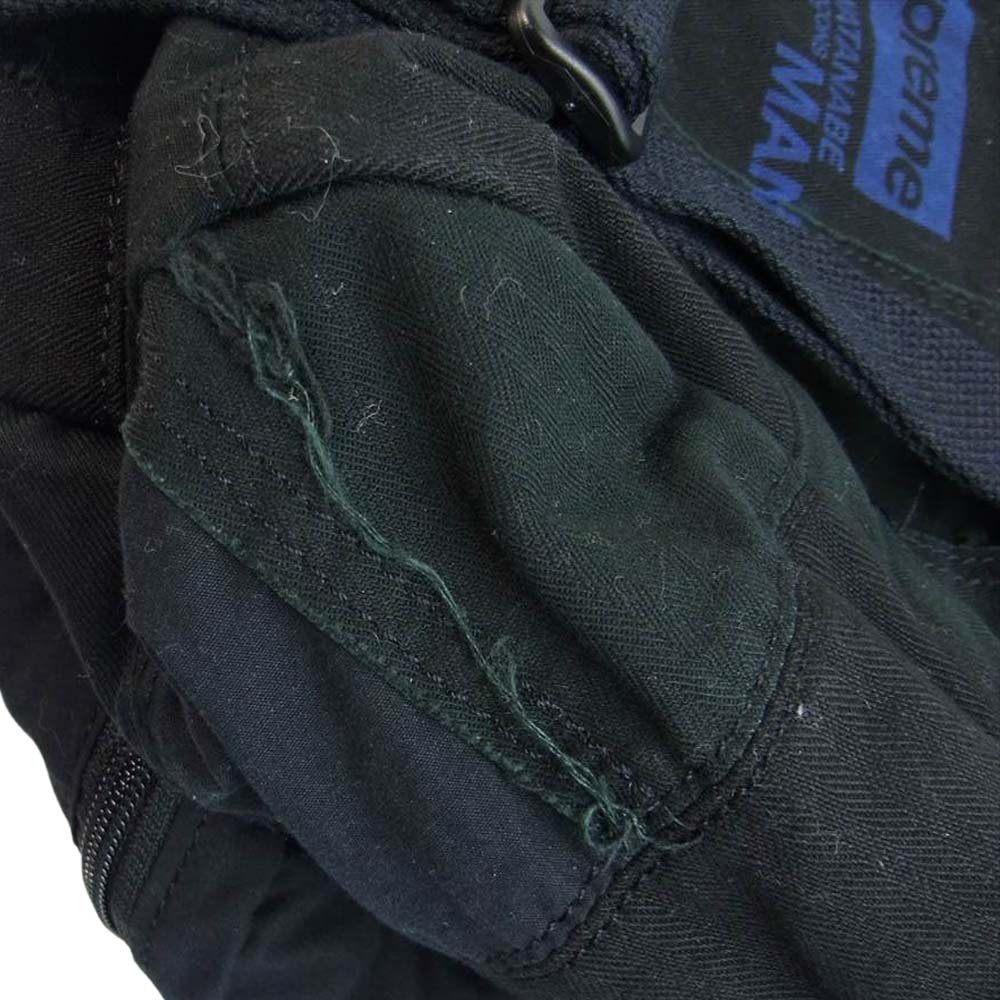 Supreme シュプリーム × JUNYA WATANABE 21AW Patchwork Backpack ジュンヤワタナベ パッチワーク バックパック ブラック ブラック系【極上美品】【中古】